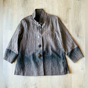 Ali Miles Crackled Dress Jacket Blazer Small